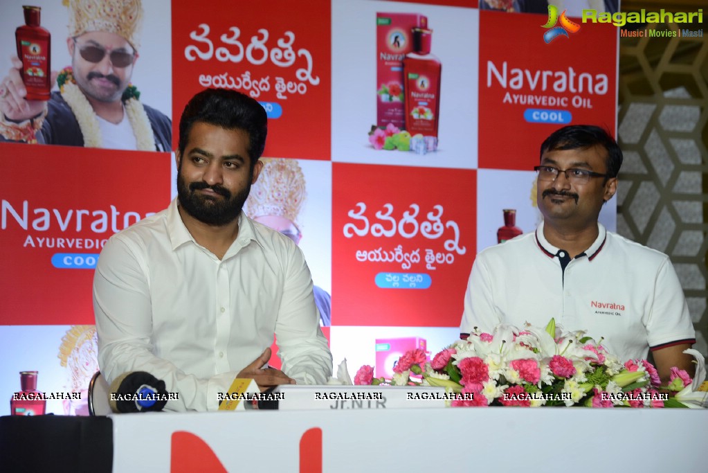 Emami Press Conference with NTR at The Park, Hyderabad