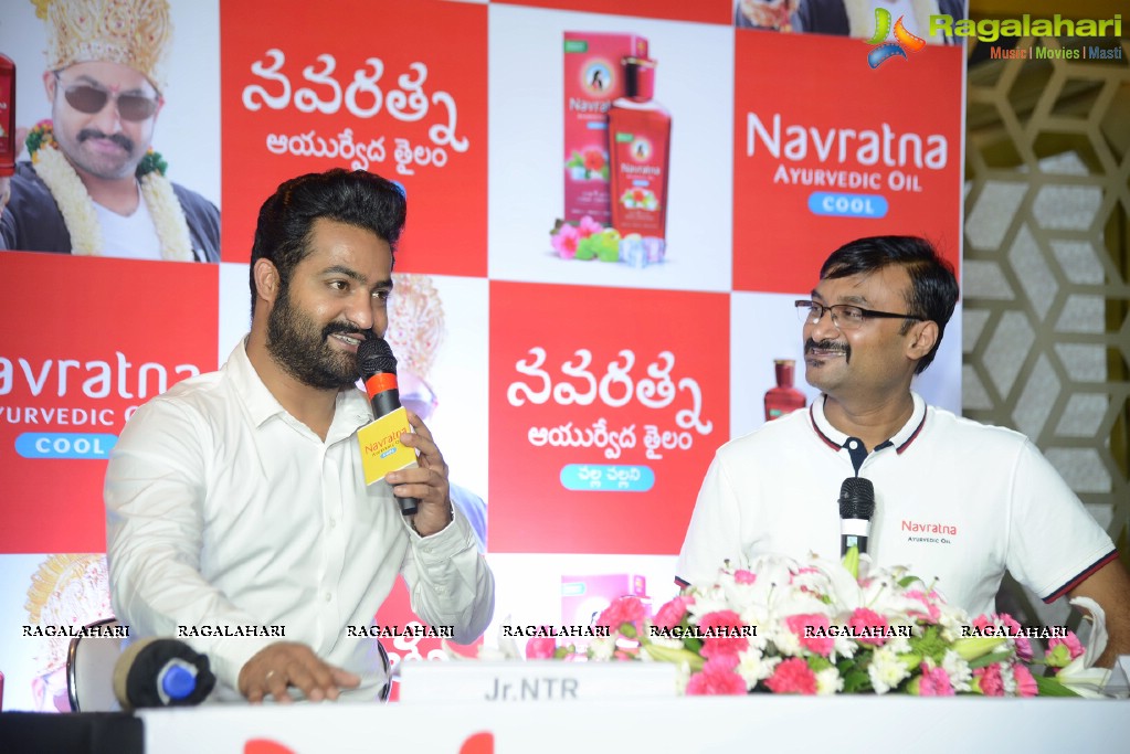 Emami Press Conference with NTR at The Park, Hyderabad