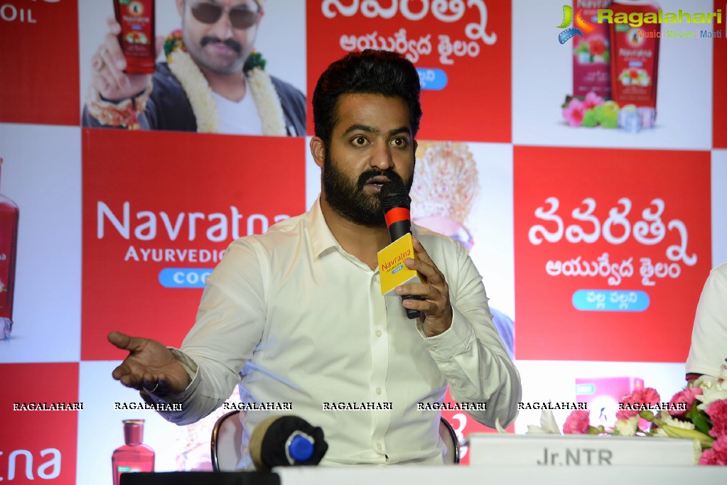 Emami Press Conference with NTR at The Park, Hyderabad