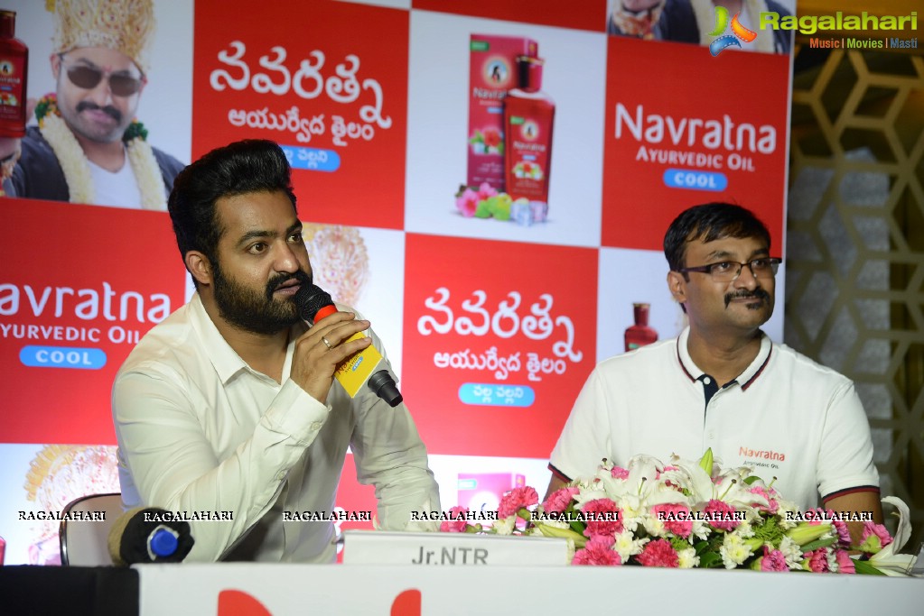 Emami Press Conference with NTR at The Park, Hyderabad