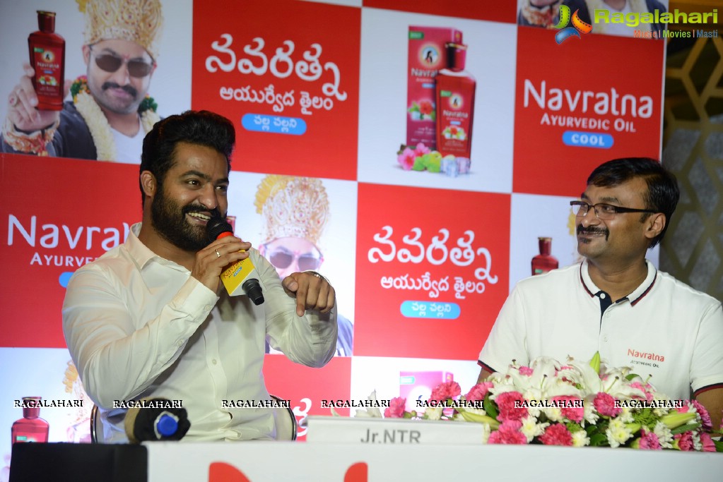 Emami Press Conference with NTR at The Park, Hyderabad