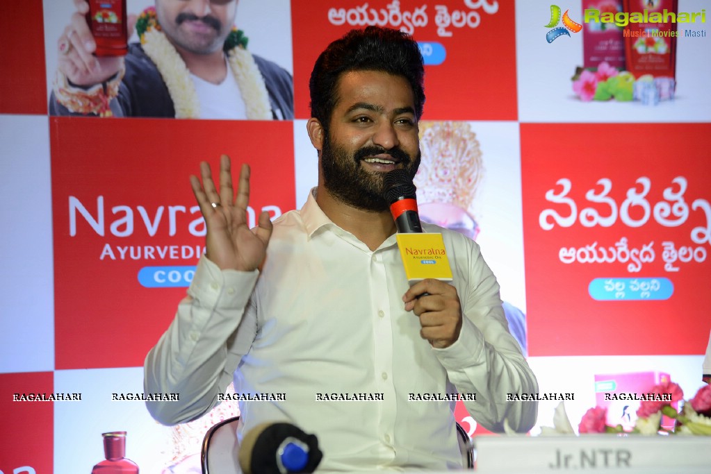 Emami Press Conference with NTR at The Park, Hyderabad