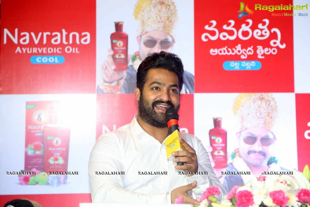 Emami Press Conference with NTR at The Park, Hyderabad