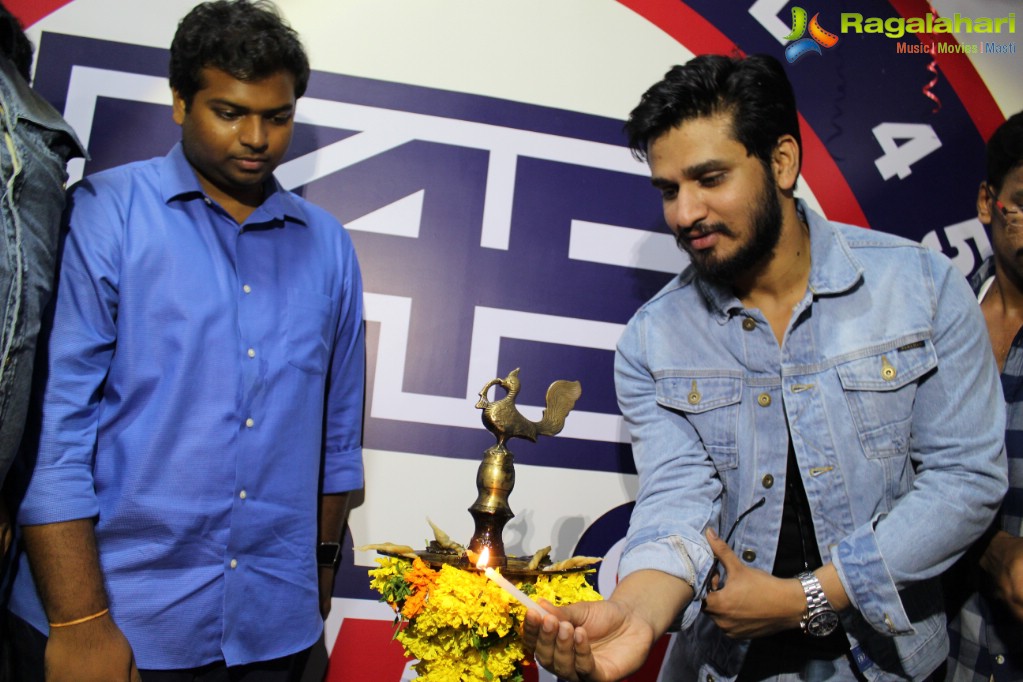 Nikhil launches F45 Gym, Guntur