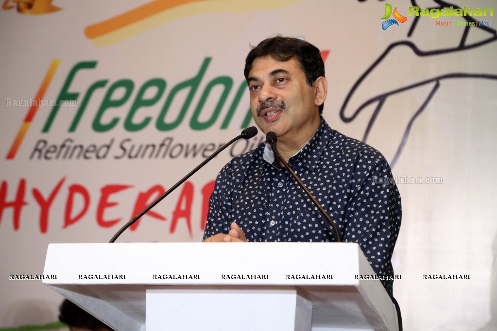15th Edition of Freedom Hyderabad 10K Run Announcement Press Meet at The Park