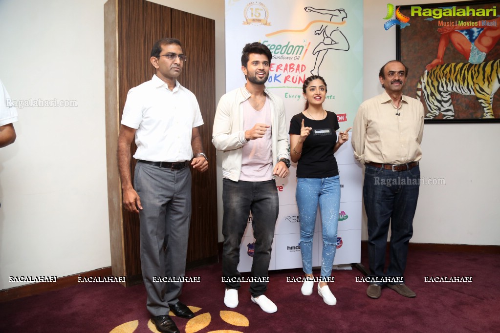 15th Edition of Freedom Hyderabad 10K Run Announcement Press Meet at The Park