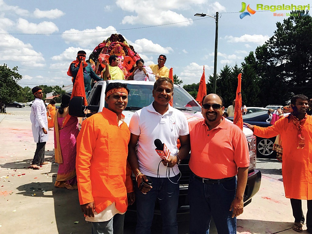 HTA Celebrates Ganesh Procession in Atlanta