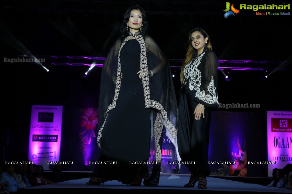 Hyderabad Walks for Heal-a-Child - Annual Fashion Show 2017 at HICC, Hyderabad