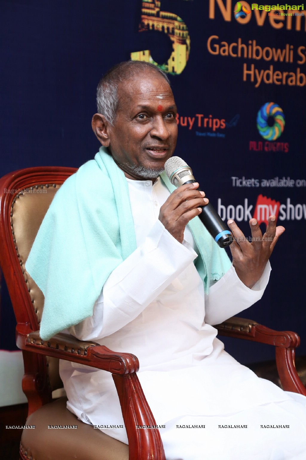 Ilaiyaraaja Music Concert Press Meet at Taj Banjara