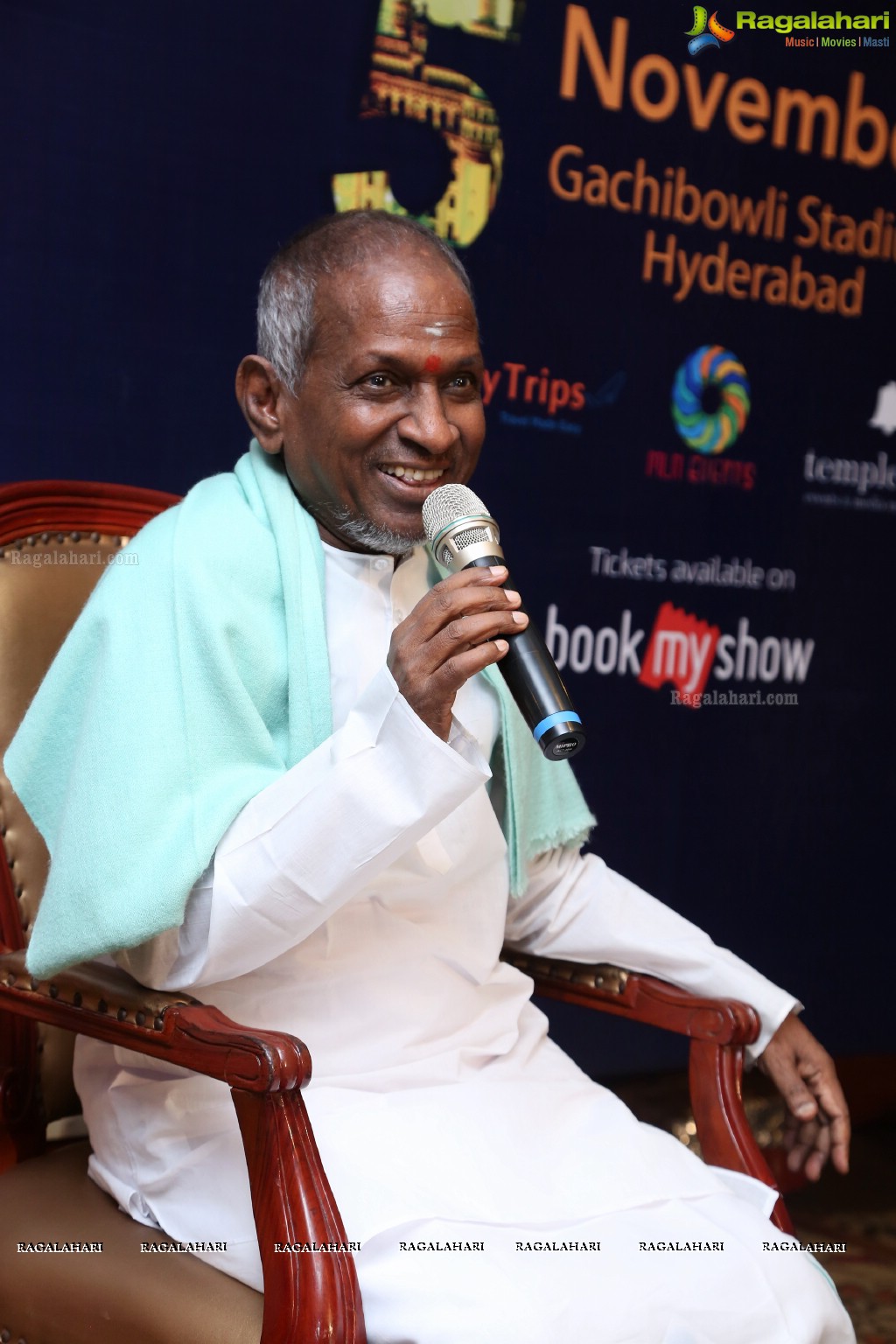 Ilaiyaraaja Music Concert Press Meet at Taj Banjara