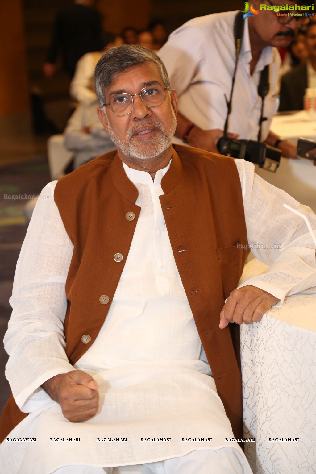 Interactive Session by Kailash Satyarthi with Industry Leaders of Hyderabad at Marigold