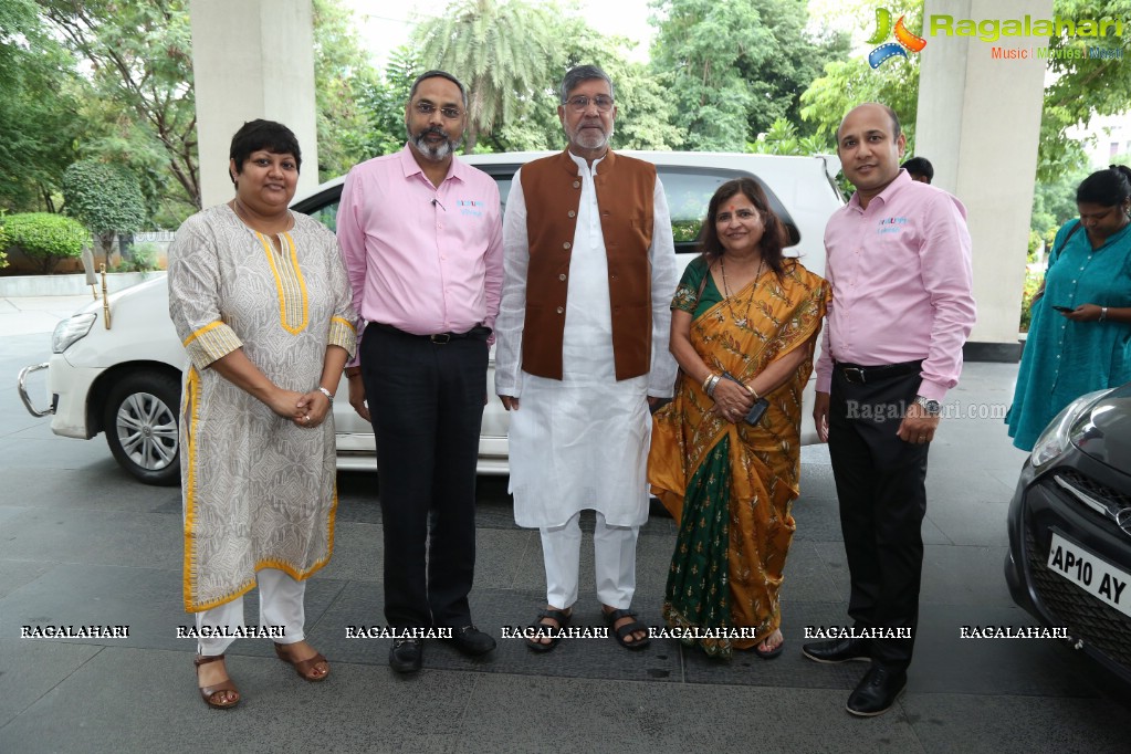 Interactive Session by Kailash Satyarthi with Industry Leaders of Hyderabad at Marigold