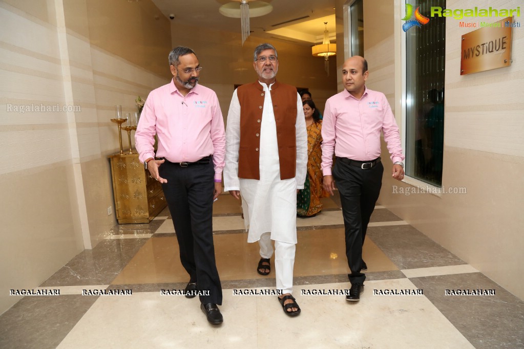 Interactive Session by Kailash Satyarthi with Industry Leaders of Hyderabad at Marigold