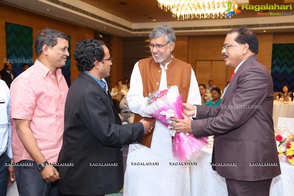 Interactive Session by Kailash Satyarthi with Industry Leaders of Hyderabad at Marigold