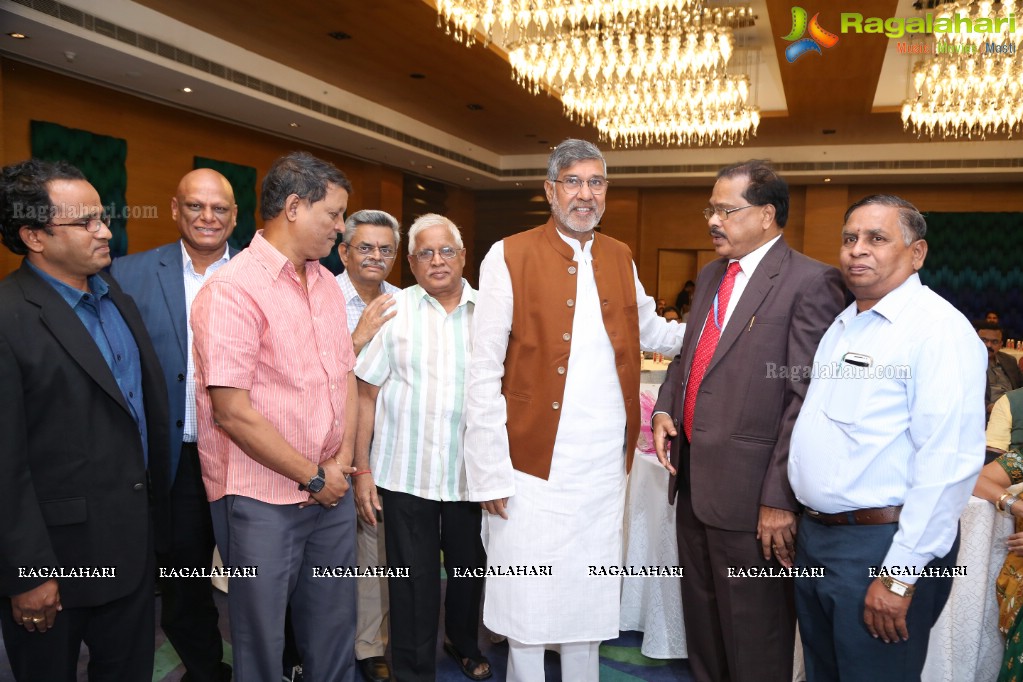 Interactive Session by Kailash Satyarthi with Industry Leaders of Hyderabad at Marigold