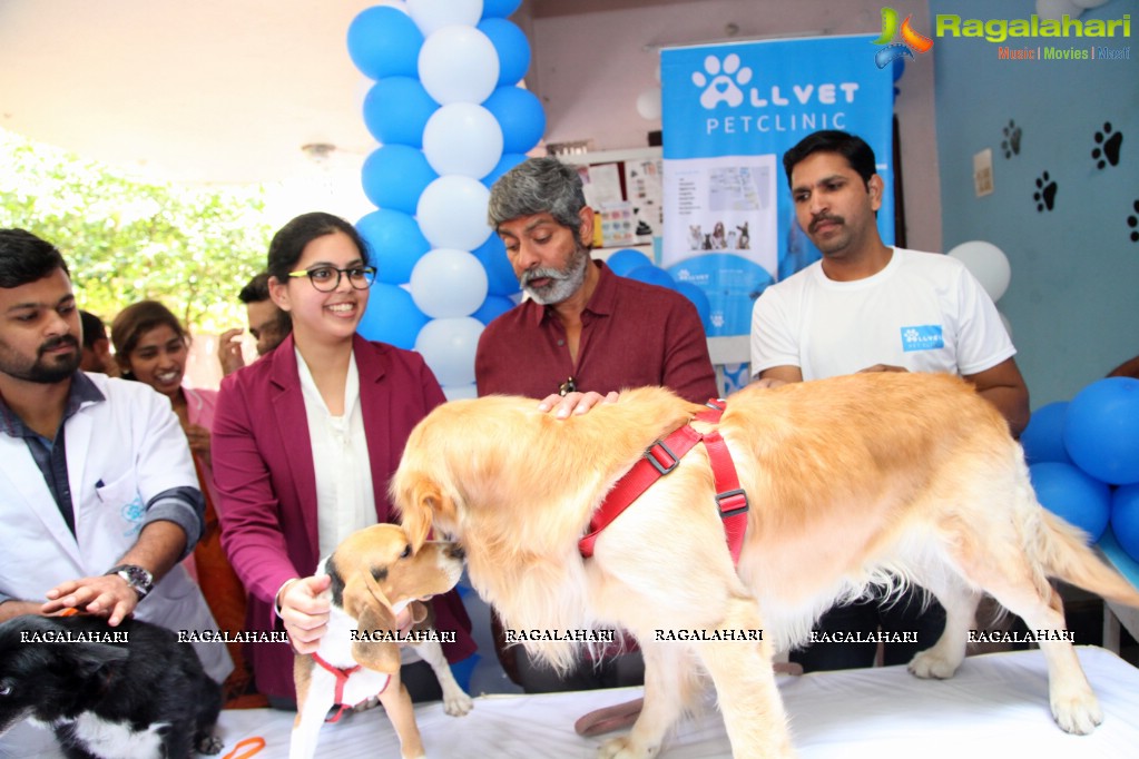 Jagapathi Babu launches Allvet Pet Clinic at Road #2, Banjara Hills, Hyderabad