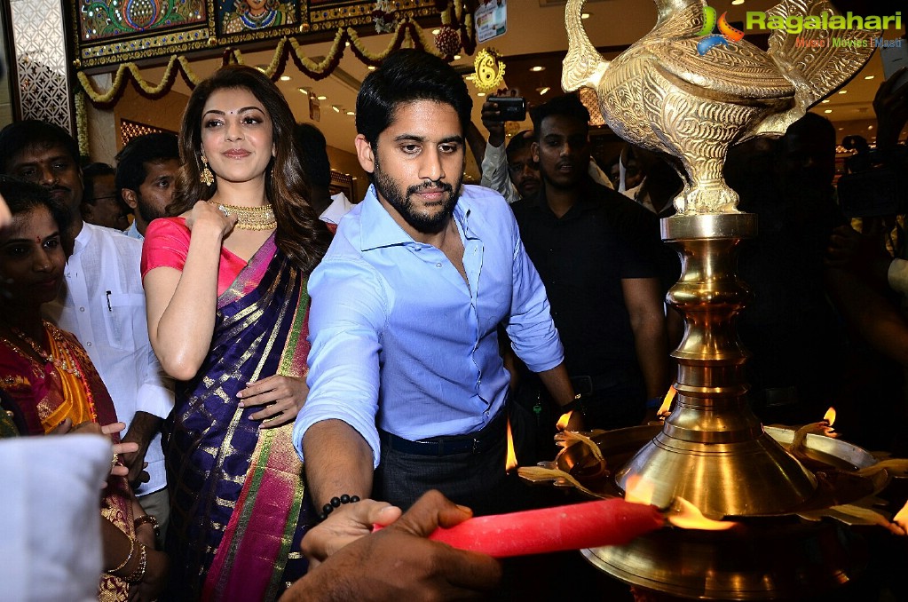 Naga Chaitanya-Kajal Aggarwal launches Chennai Shopping Mall at Kompally