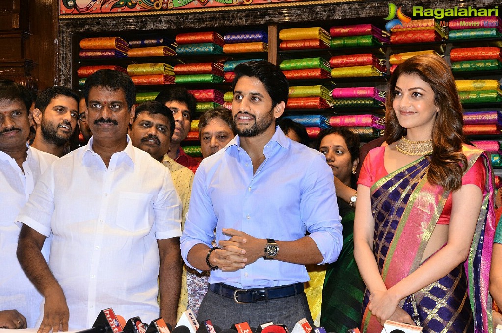 Naga Chaitanya-Kajal Aggarwal launches Chennai Shopping Mall at Kompally