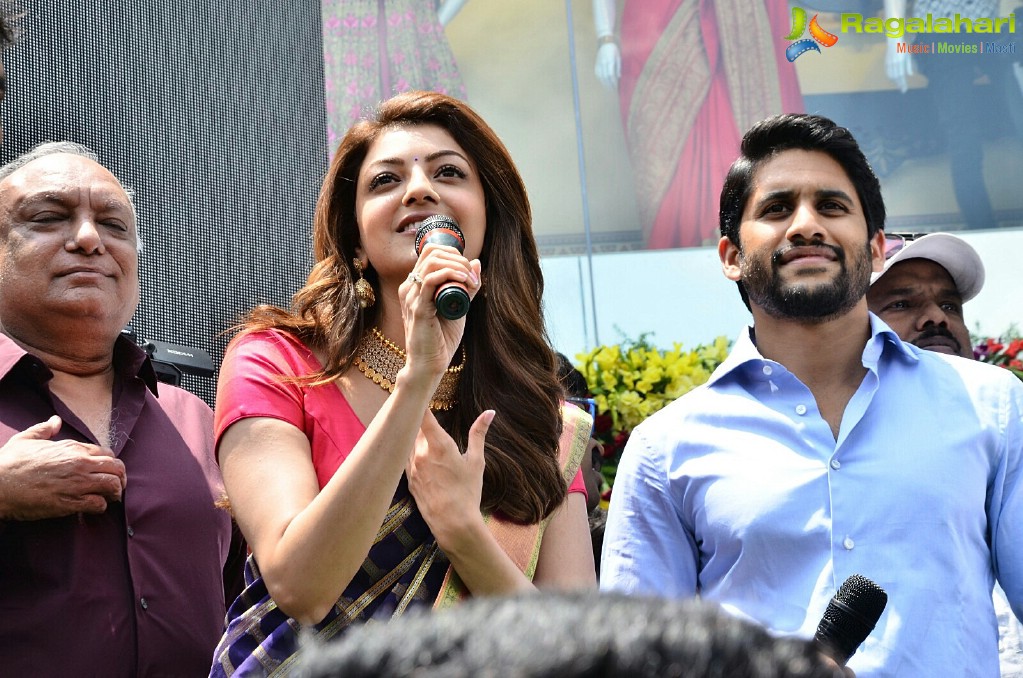 Naga Chaitanya-Kajal Aggarwal launches Chennai Shopping Mall at Kompally