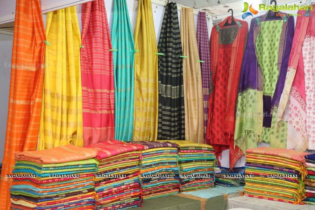 Kala Silk Handloom Expo Launch at Sri Satya Sai Nigamagamam