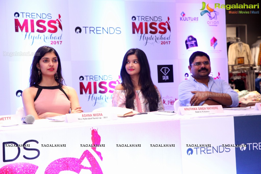 Trends Miss Hyderabad 2017 Launch by Page 3 Entertainments at Reliance Trends