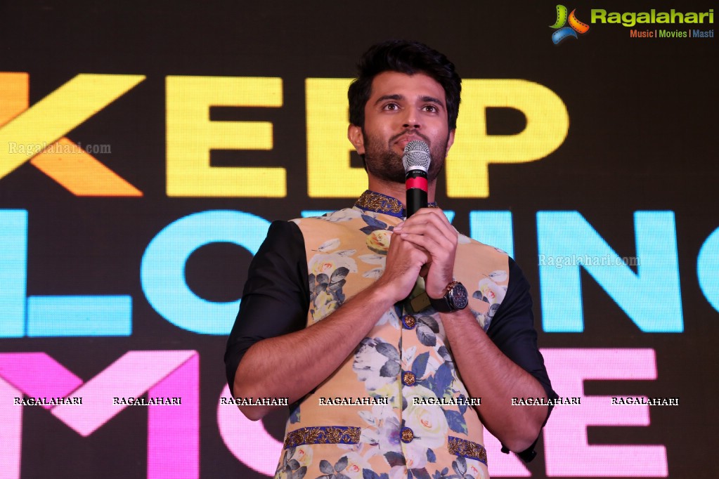 Vijay Devarakonda Launches Keep Loving More (KLM) Showroom Logo And Teaser 