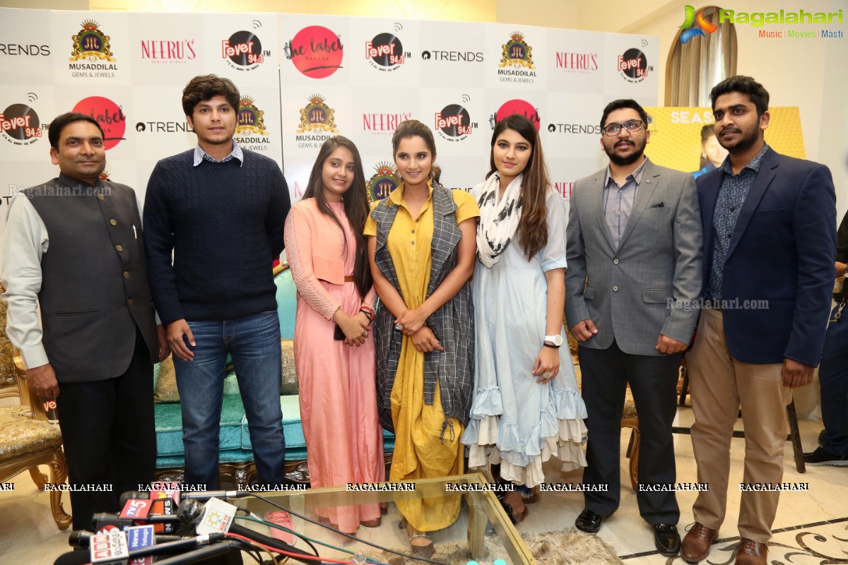 Sania Mirza unveils Season 3 of The Label Bazaar at Musaddilal Jewellers