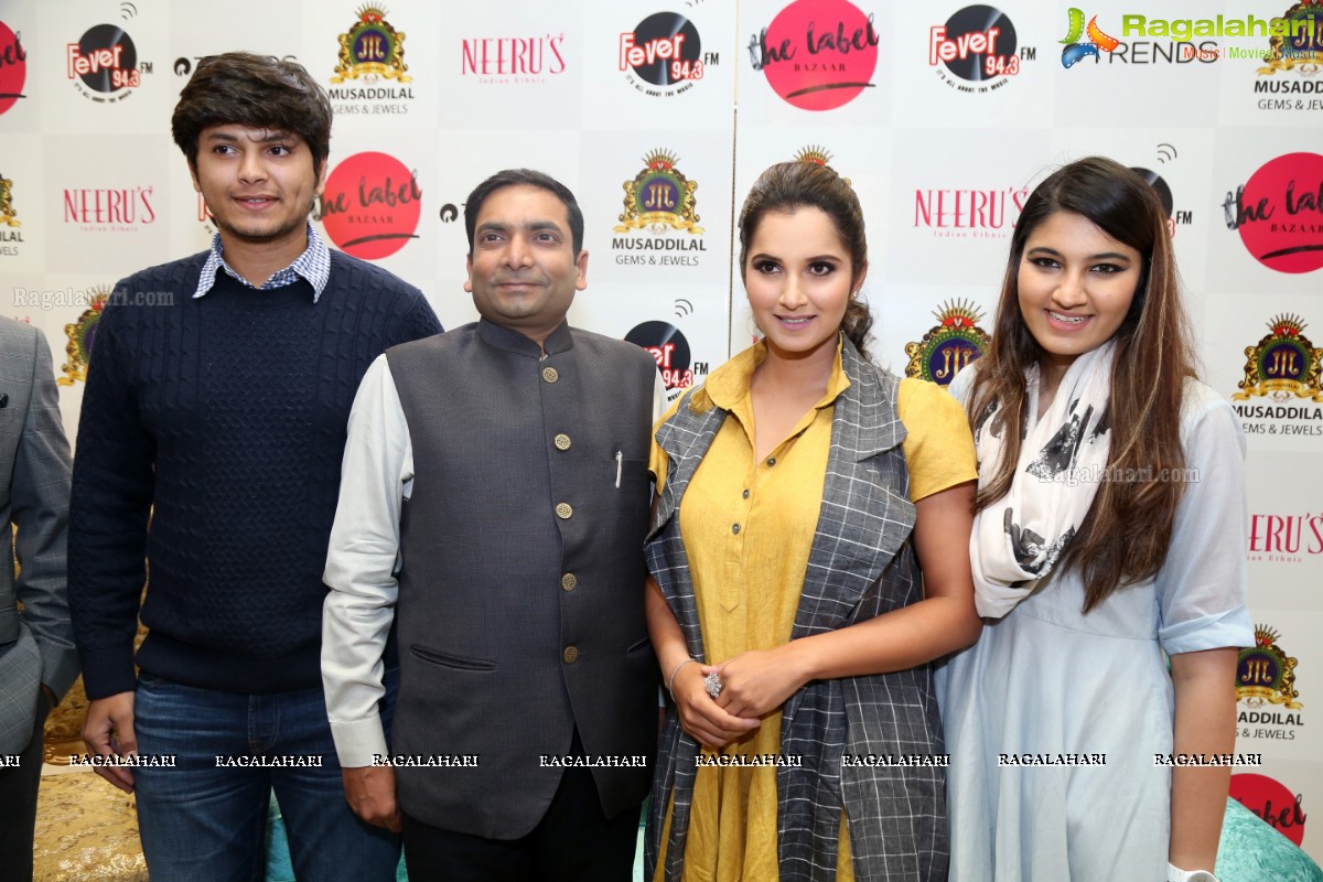 Sania Mirza unveils Season 3 of The Label Bazaar at Musaddilal Jewellers