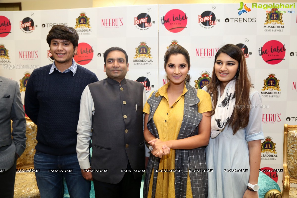 Sania Mirza unveils Season 3 of The Label Bazaar at Musaddilal Jewellers