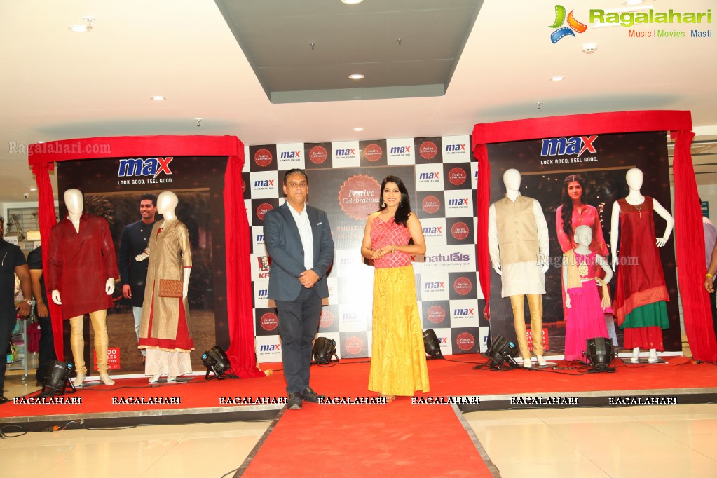 MAX Fashion India Festive Collection Launch by Rashmi Gautam at MAX Store, Himayatnagar