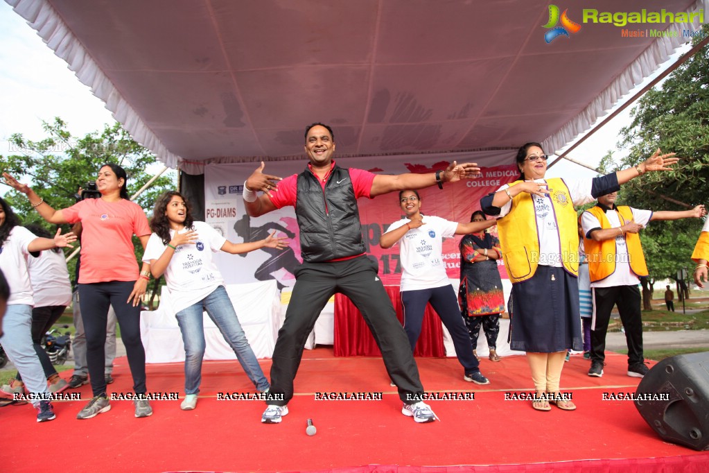 Osmania Medical College 3K Health Run at People's Plaza