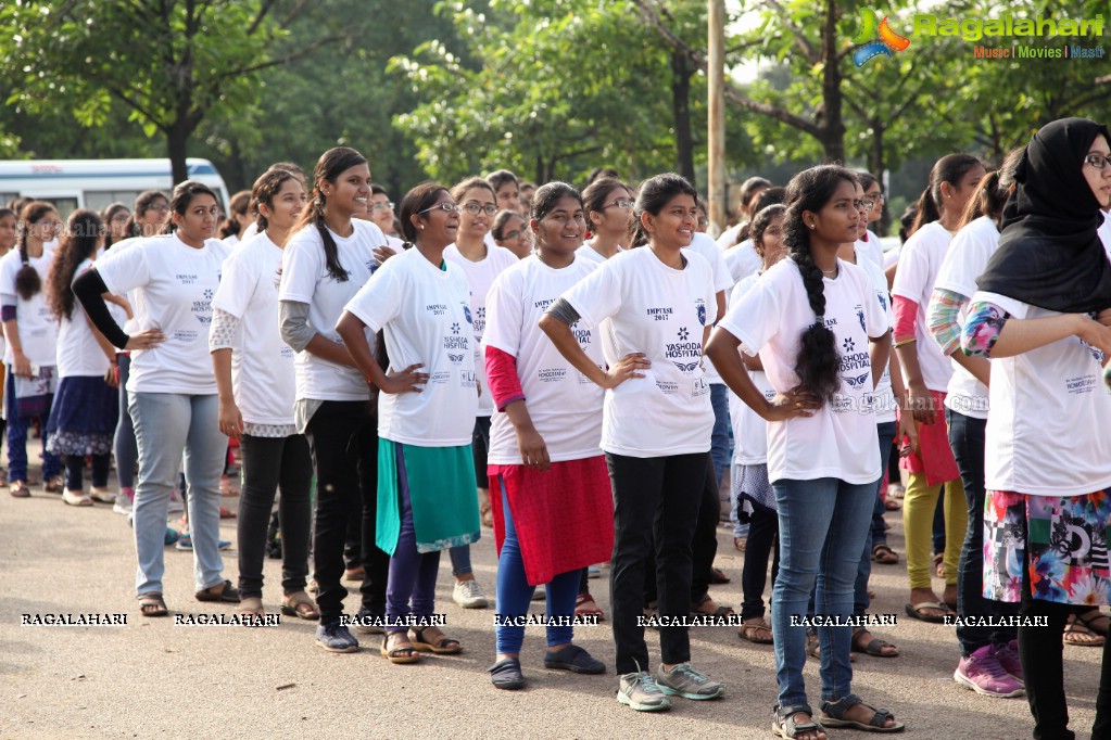 Osmania Medical College 3K Health Run at People's Plaza