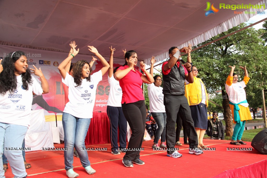 Osmania Medical College 3K Health Run at People's Plaza