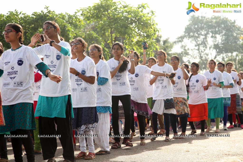 Osmania Medical College 3K Health Run at People's Plaza