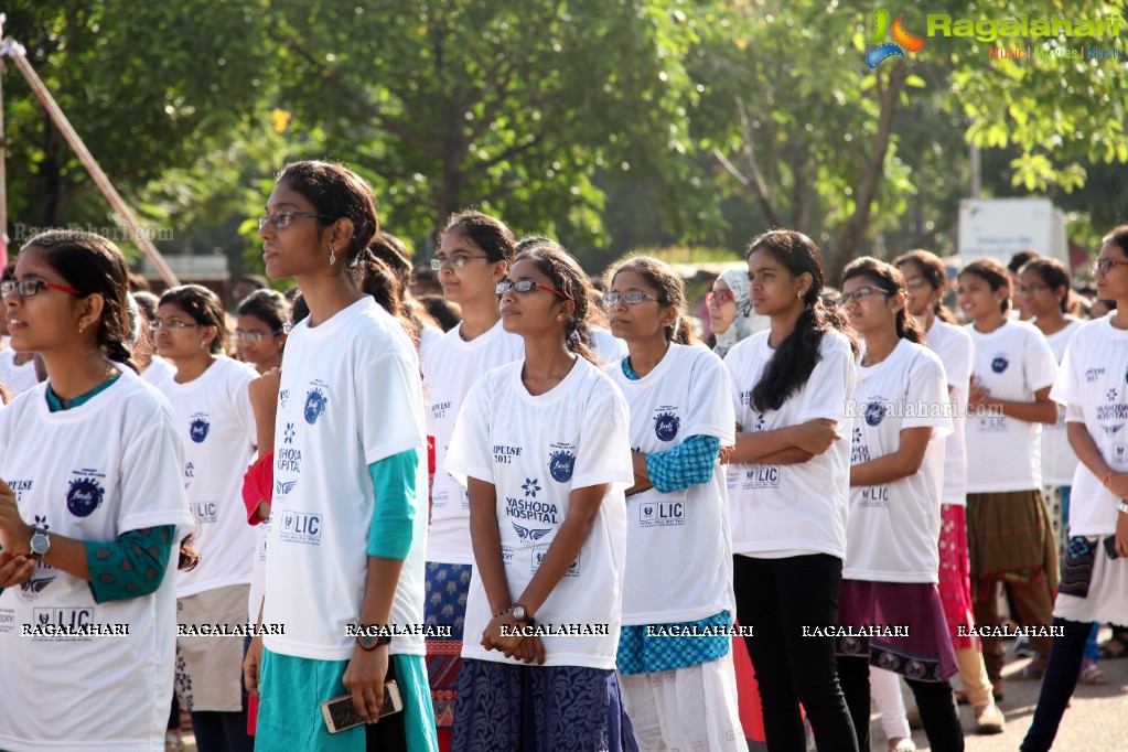 Osmania Medical College 3K Health Run at People's Plaza