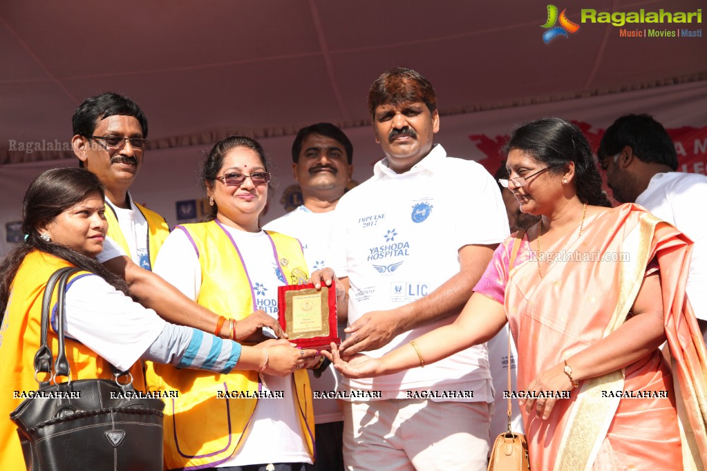 Osmania Medical College 3K Health Run at People's Plaza