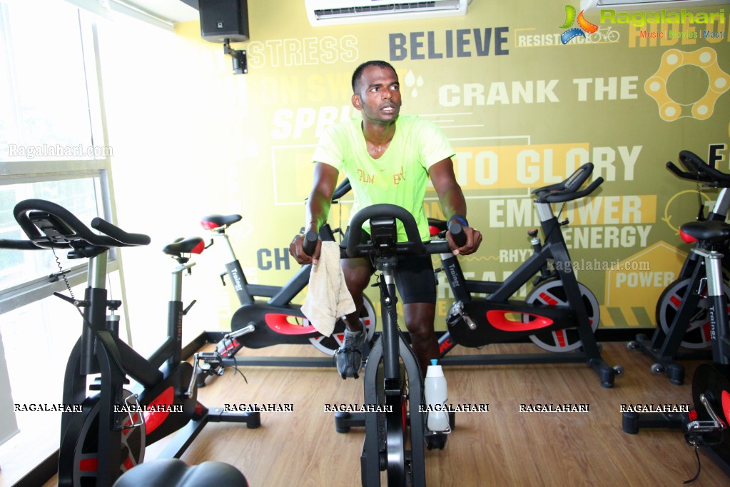 Indoor Crit Race at Pedalbelt, Jubilee Hills