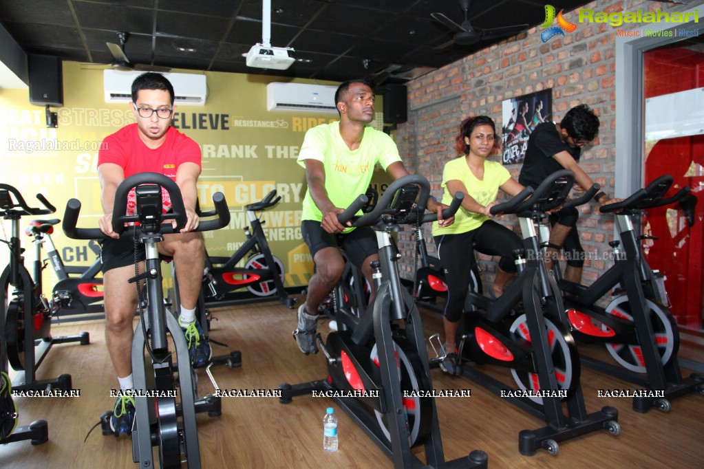 Indoor Crit Race at Pedalbelt, Jubilee Hills