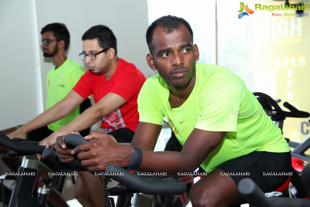 Indoor Crit Race at Pedalbelt, Jubilee Hills