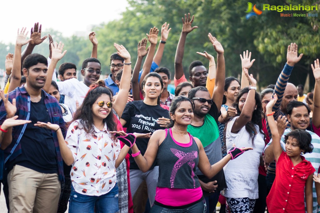 Afro Festival at Physical Literacy Days Week 36 at Gachibowli Indoor Stadium