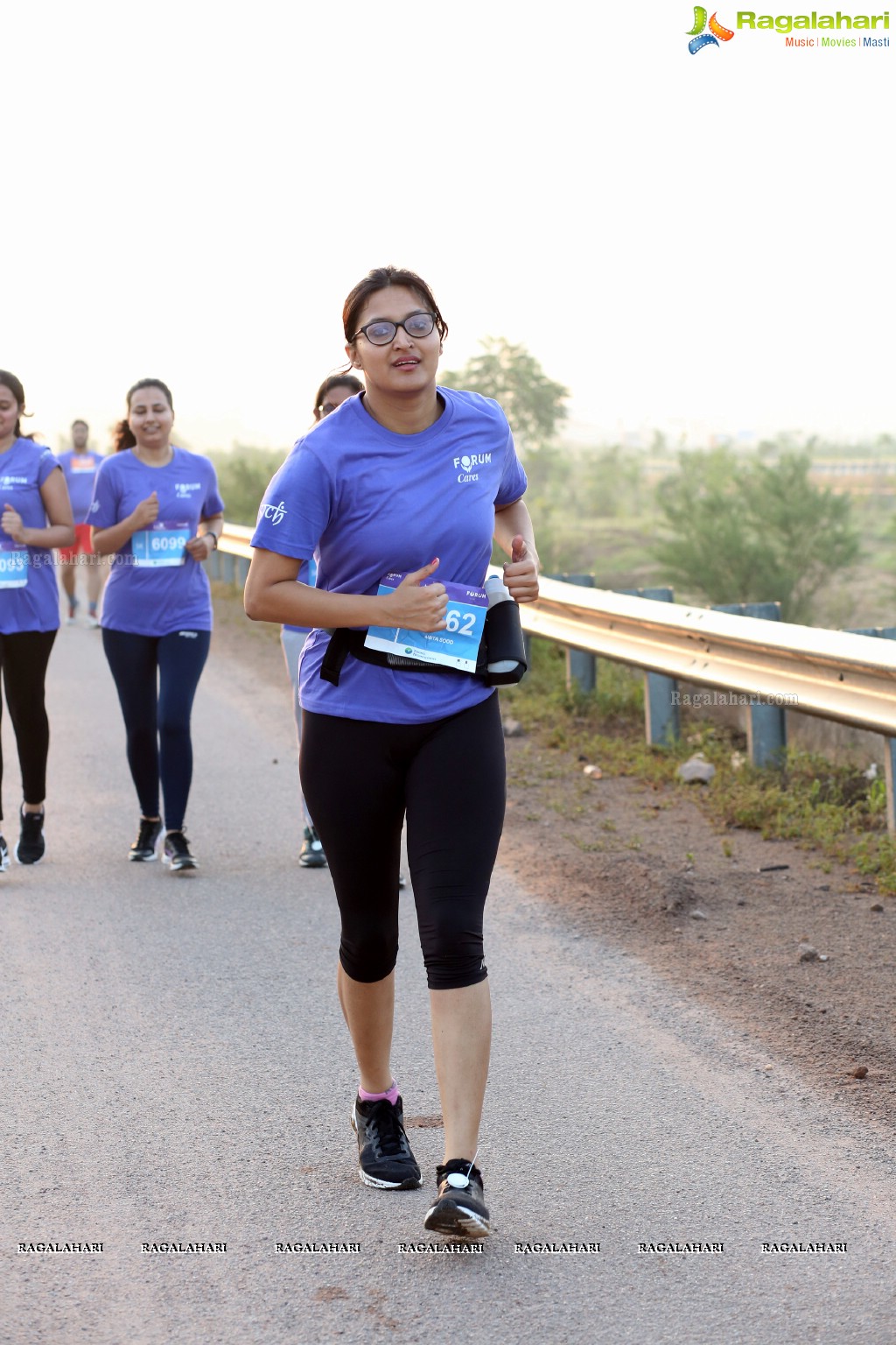 Purple Run 2016 - Alzheimer's Awareness Run, Gachibowli, Hyderabad