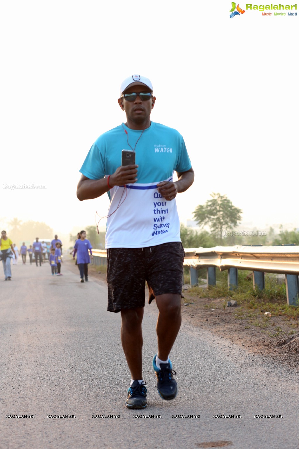 Purple Run 2016 - Alzheimer's Awareness Run, Gachibowli, Hyderabad