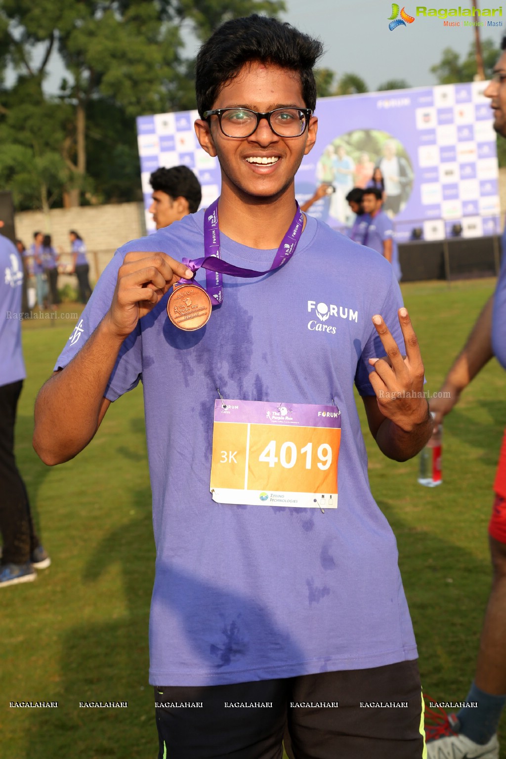 Purple Run 2016 - Alzheimer's Awareness Run, Gachibowli, Hyderabad