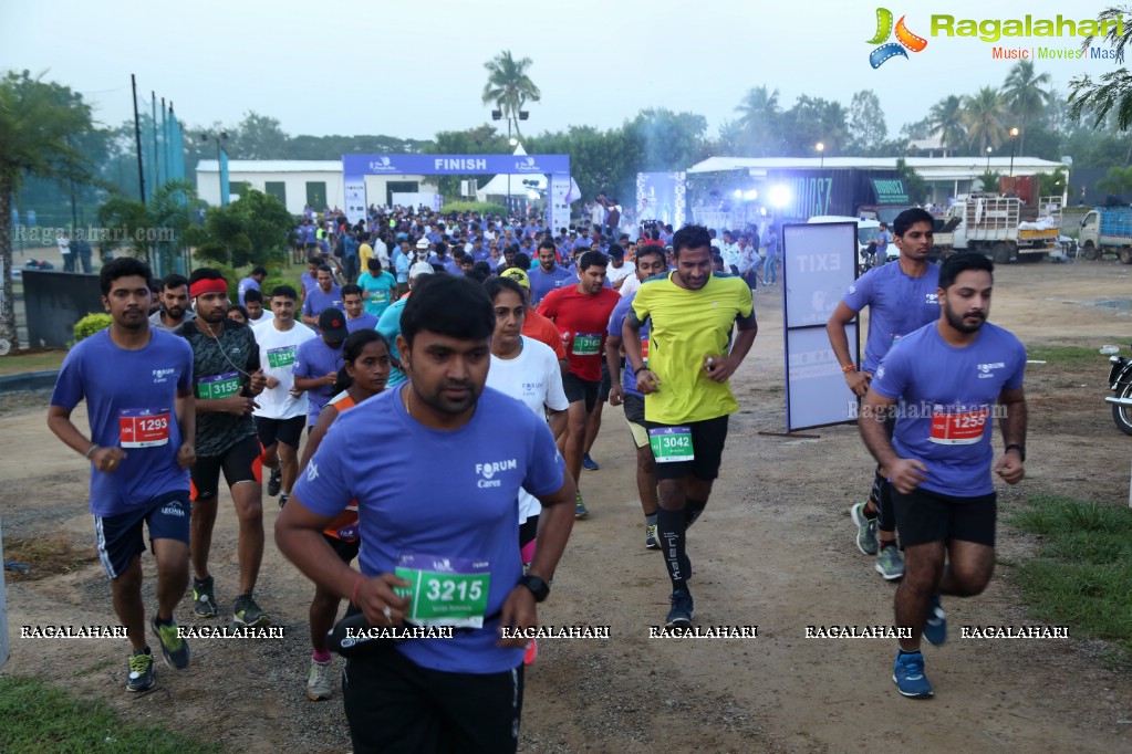 Purple Run 2016 - Alzheimer's Awareness Run, Gachibowli, Hyderabad