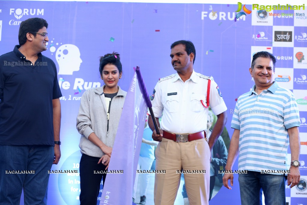 Purple Run 2016 - Alzheimer's Awareness Run, Gachibowli, Hyderabad