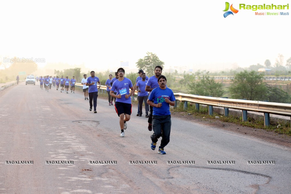 Purple Run 2016 - Alzheimer's Awareness Run, Gachibowli, Hyderabad