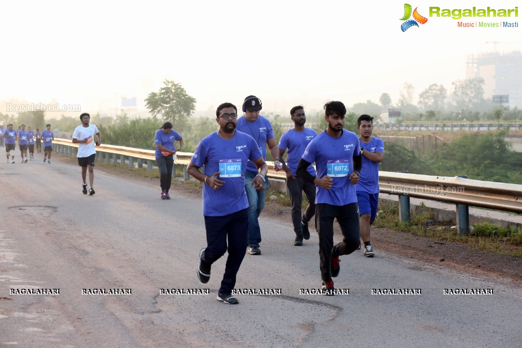 Purple Run 2016 - Alzheimer's Awareness Run, Gachibowli, Hyderabad