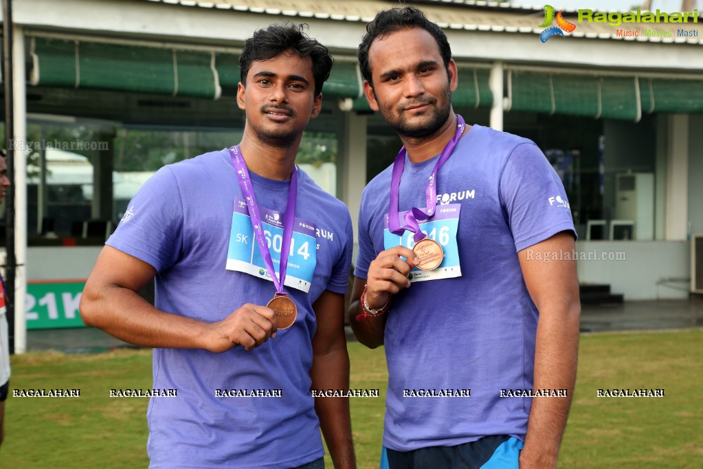 Purple Run 2016 - Alzheimer's Awareness Run, Gachibowli, Hyderabad