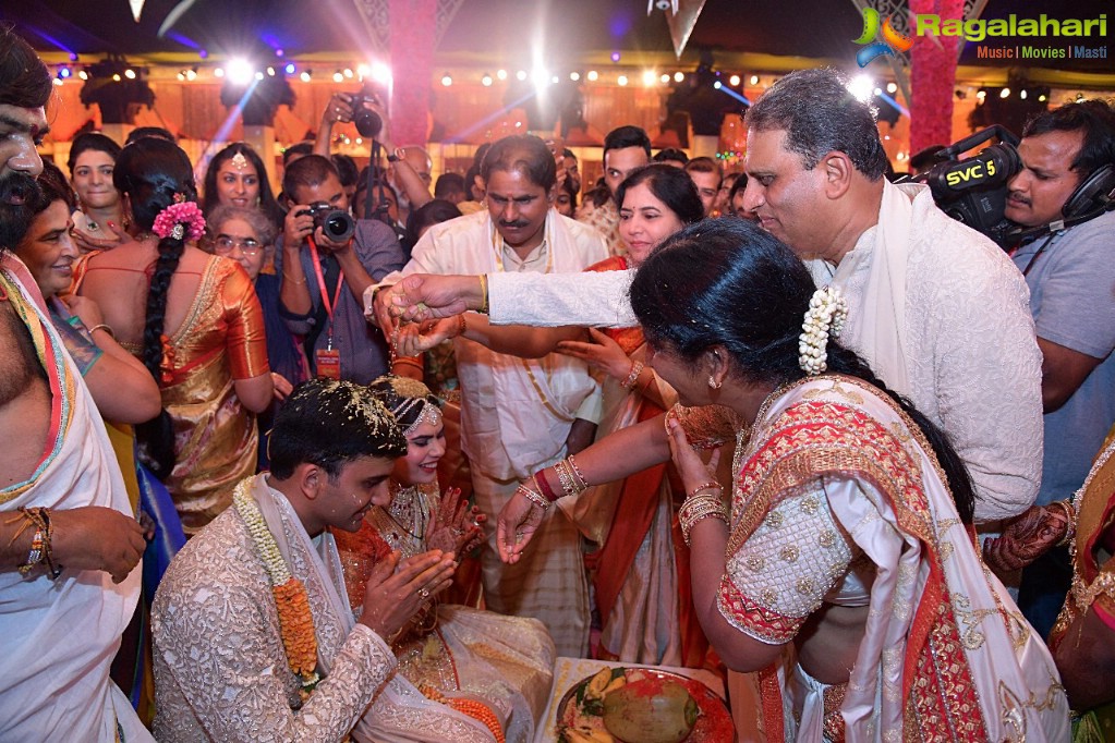 NTV Chairman Narendra Choudhary's Daughter Rachana Choudhary-Vishnu Teja Wedding, Hyderabad