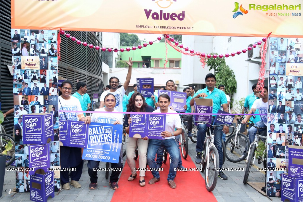 Rally For Rivers Ride by Mercure Hyderabad KCP and Isha Foundation